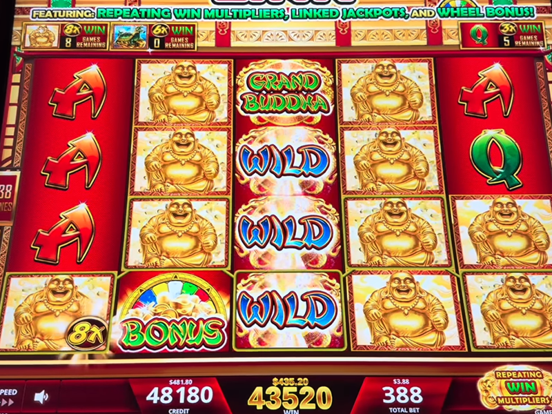 Grand Buddha Link Advantage Play Slot Big Win